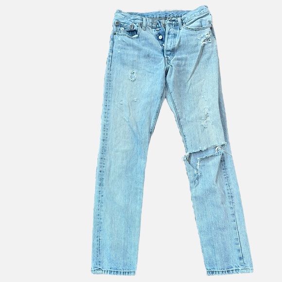 Levi’s slim/straight leg distressed ankle jeans - Picture 10 of 10